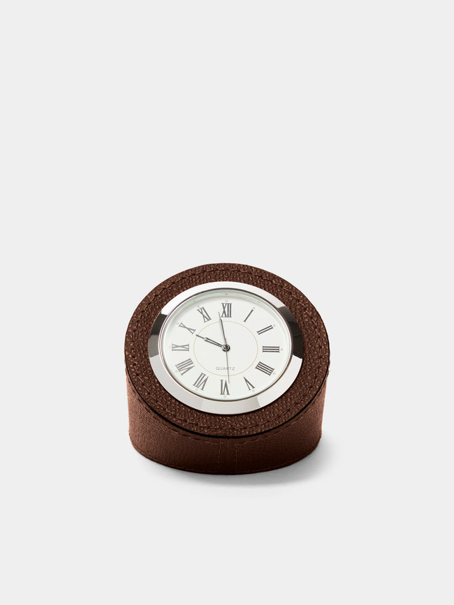 Giobagnara - Leather Desk Clock -  - ABASK - 