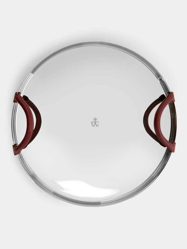 Christofle - Nomade Stainless Steel Round Tray -  - ABASK - 