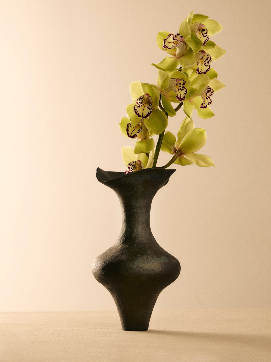 By Raffaella - Flora I Hand-Coiled Stoneware Vase -  - ABASK