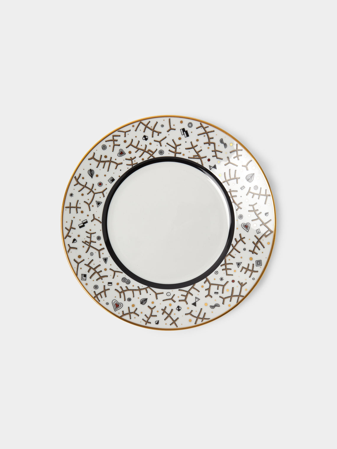 Augarten - Cabaret Hand-Painted Porcelain Dessert Plate -  - ABASK - 