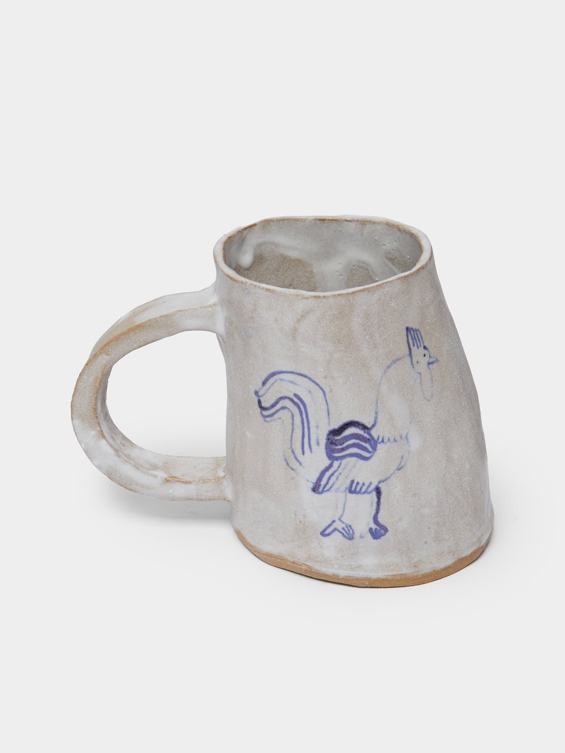 Liz Rowland - Rooster Hand-Painted Ceramic Mug -  - ABASK - 