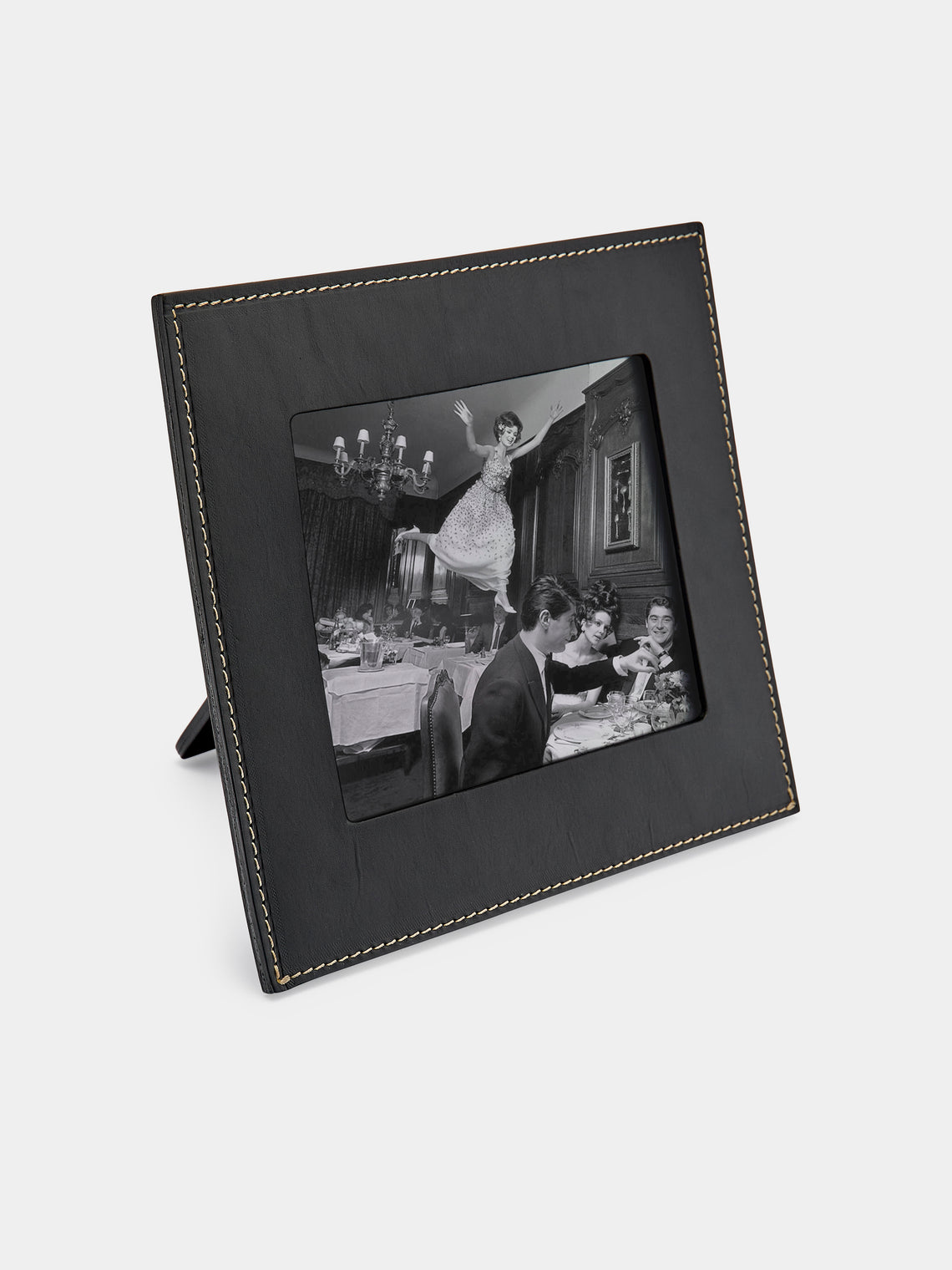 Oscar Maschera - Punti Leather Photo Frame -  - ABASK - 