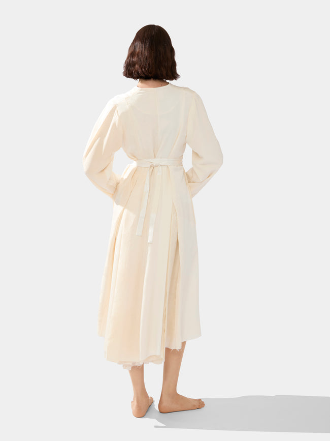 Considered Objects - Irregular Hand-Stitched Silk Robe -  - ABASK