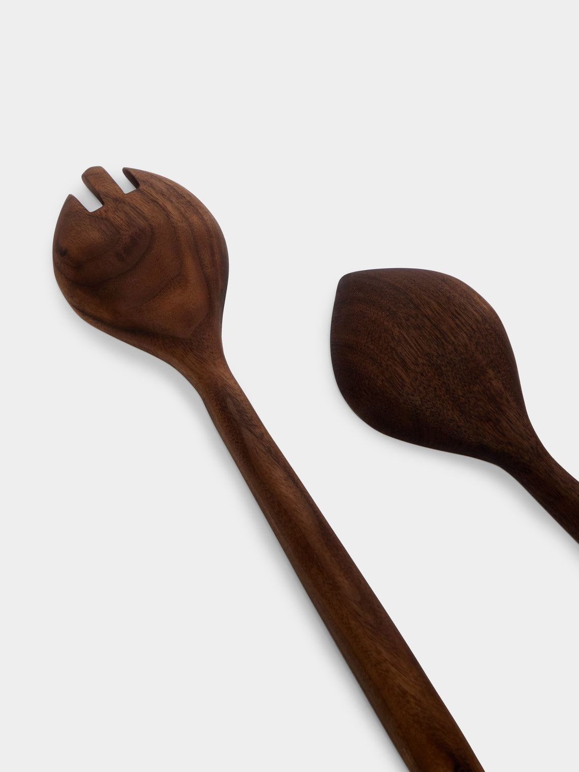 The Wooden Palate - Black Walnut Salad Servers -  - ABASK