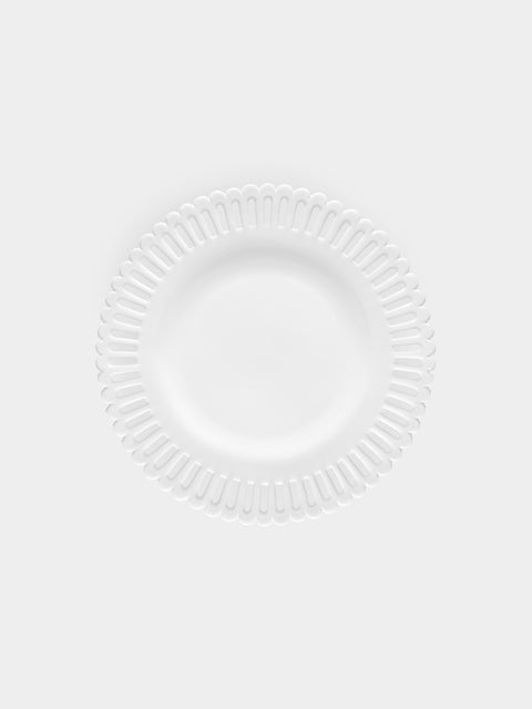 Bourg Joly Malicorne - Bourg-Joly Openwork Ceramic Dessert Plate -  - ABASK - 