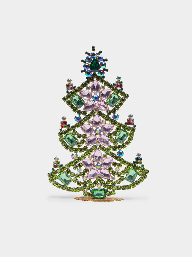 Antique and Vintage - 1930s Czech Jewelled Medium Christmas Tree -  - ABASK - 