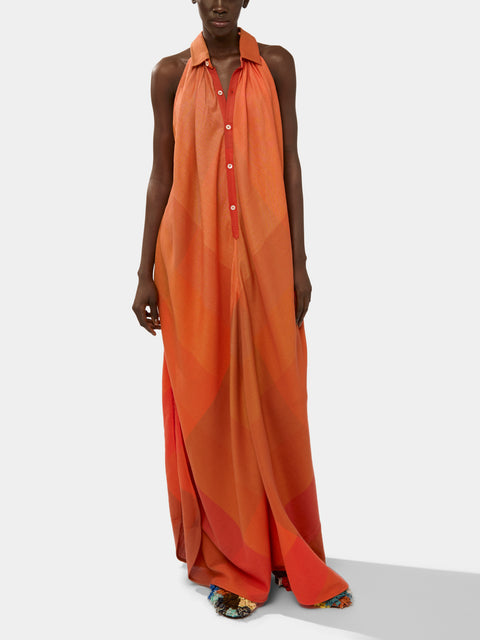 Marrakshi Life - The Collared Halter Dress -  - ABASK