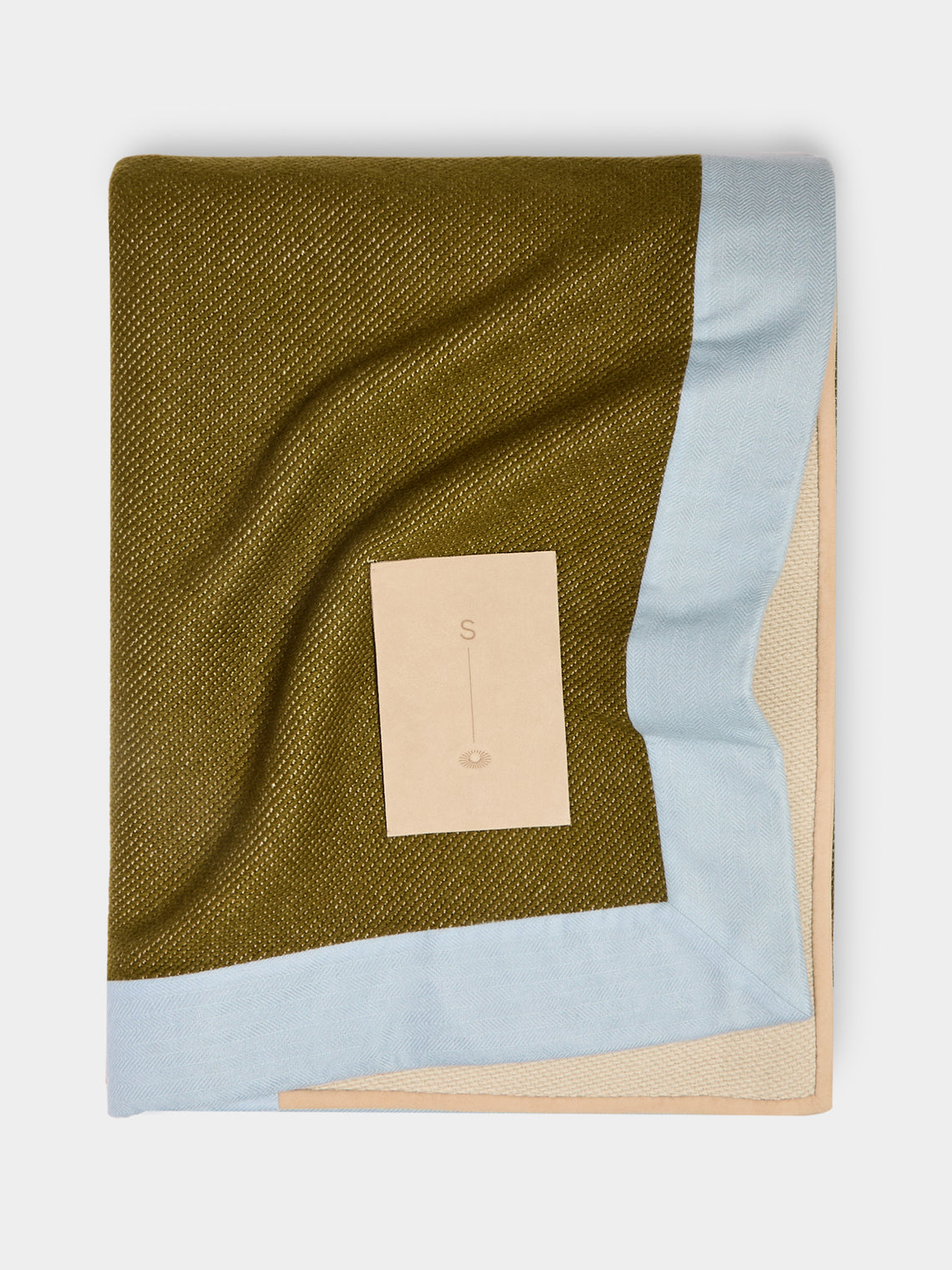 Studio Shamshiri x ABASK - Handwoven Cashmere Irregular-Border Extra Large Blanket -  - ABASK