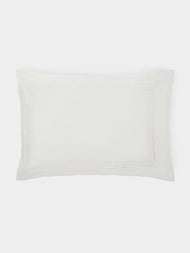 Volga Linen - Diamond-Stitch Linen Standard Pillowcases (Set of 2) -  - ABASK - 