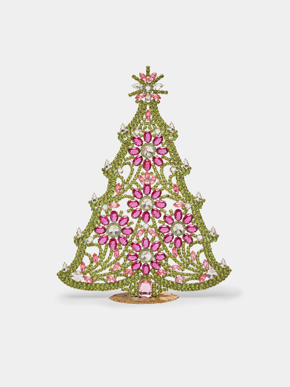 Antique and Vintage - 1930s Czech Jewelled Large Christmas Tree -  - ABASK - 