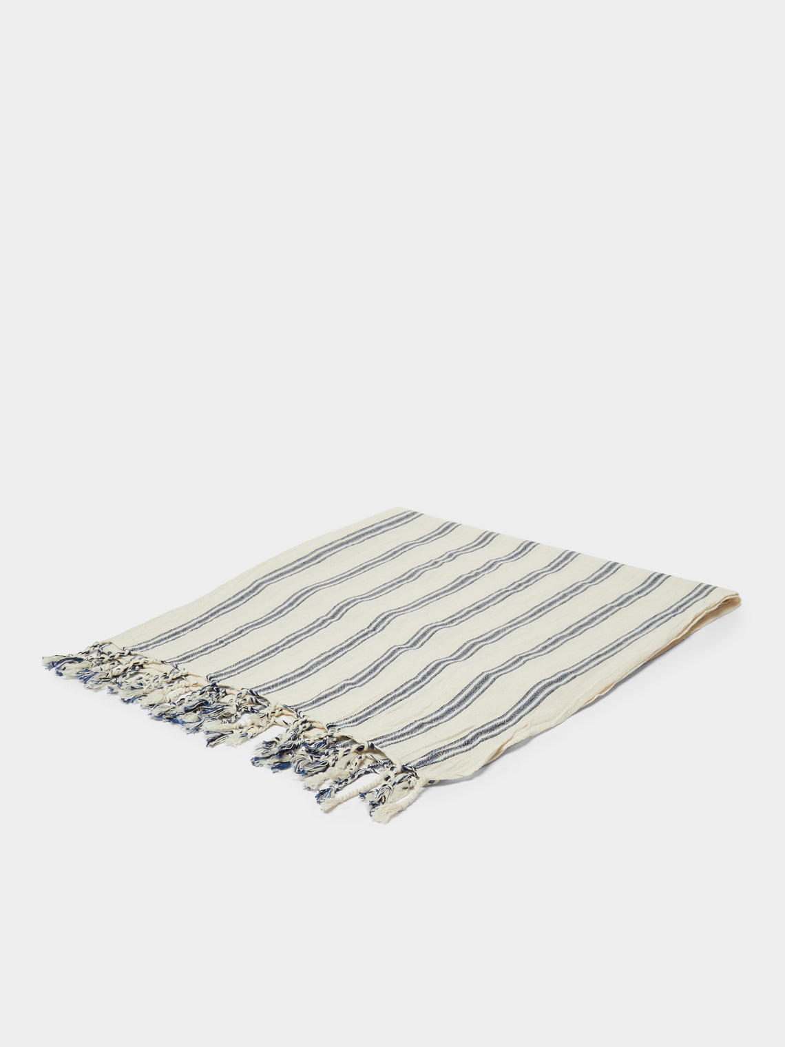 Mizar & Alcor - Sapphire Handwoven Linen and Cotton Towels (Set of 2) -  - ABASK