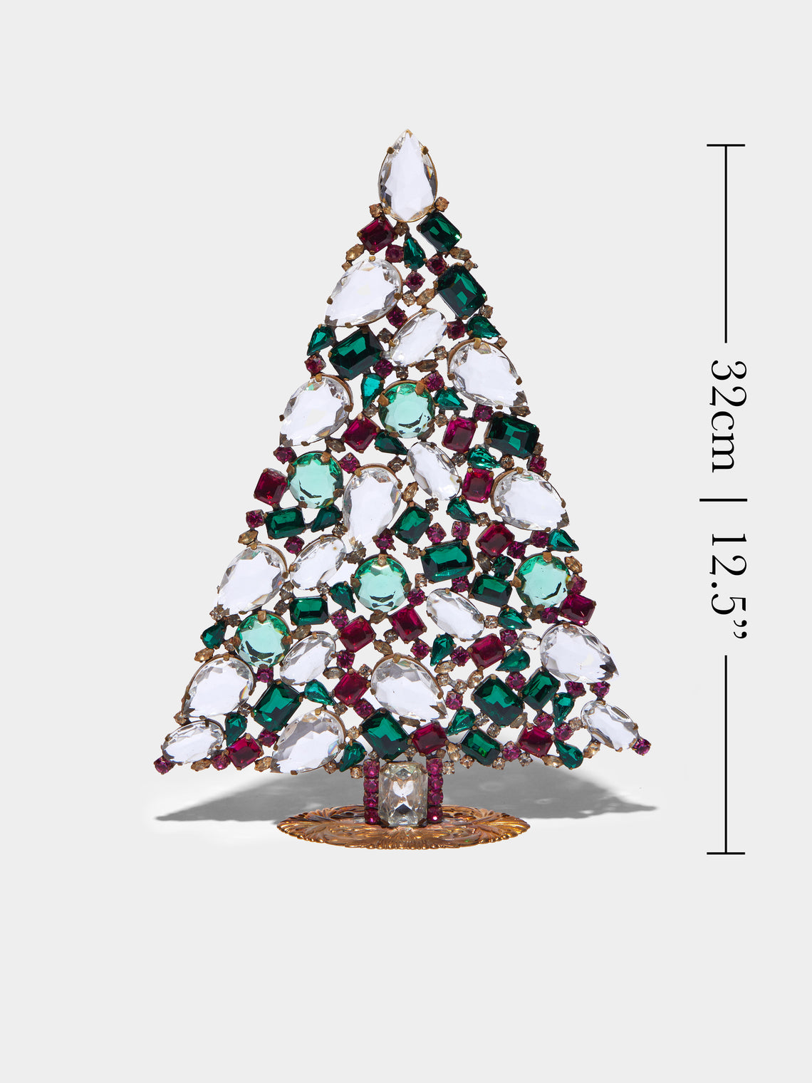 Antique and Vintage - 1930s Czech Jewelled Large Christmas Tree -  - ABASK