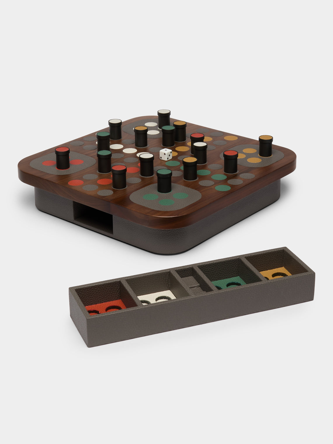 Giobagnara - Delos Wood Ludo Game Set -  - ABASK