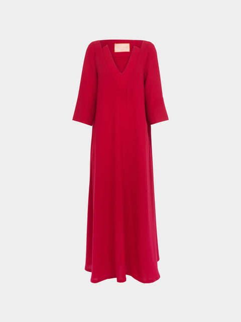 Marta Ferri - Genova Wool Kaftan Dress | Size: S/M -  - ABASK - 