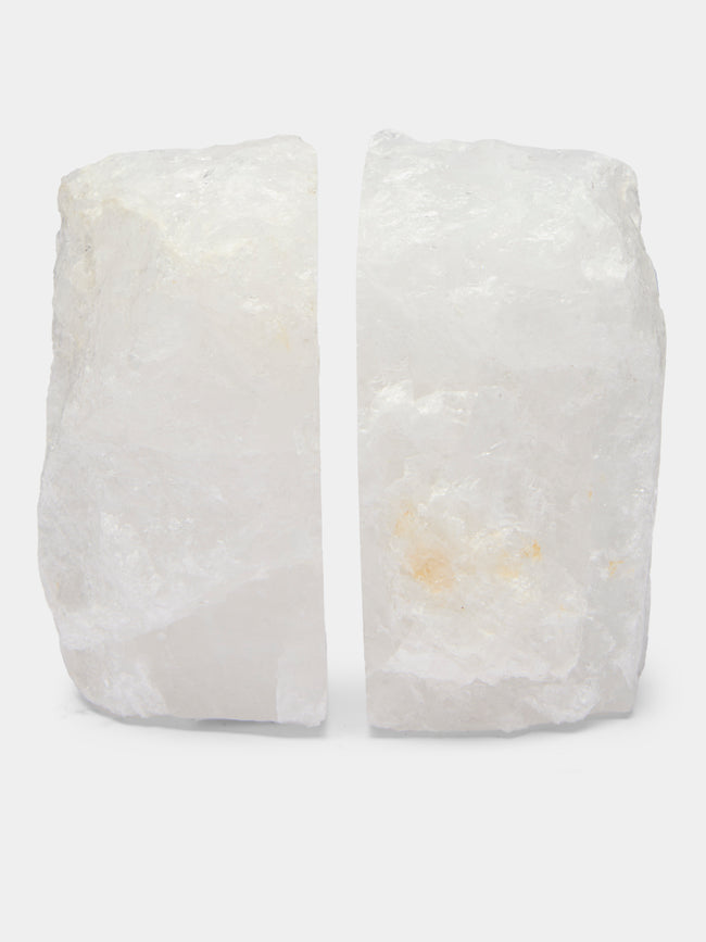 Jia Jia - White Quartz Bookends -  - ABASK - 