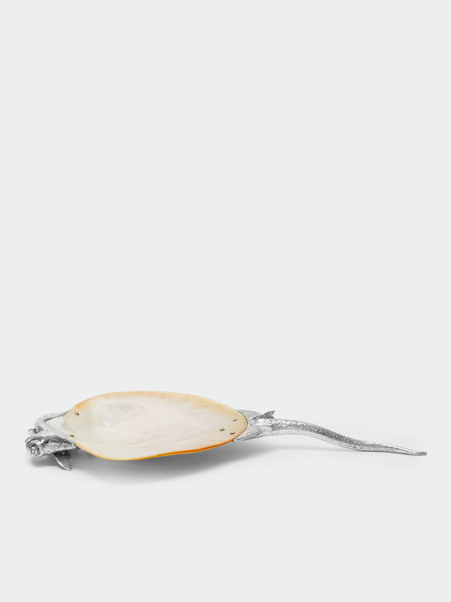 Objet Luxe - Silver-Plated and Mother-of-Pearl Caviar Dish -  - ABASK - 