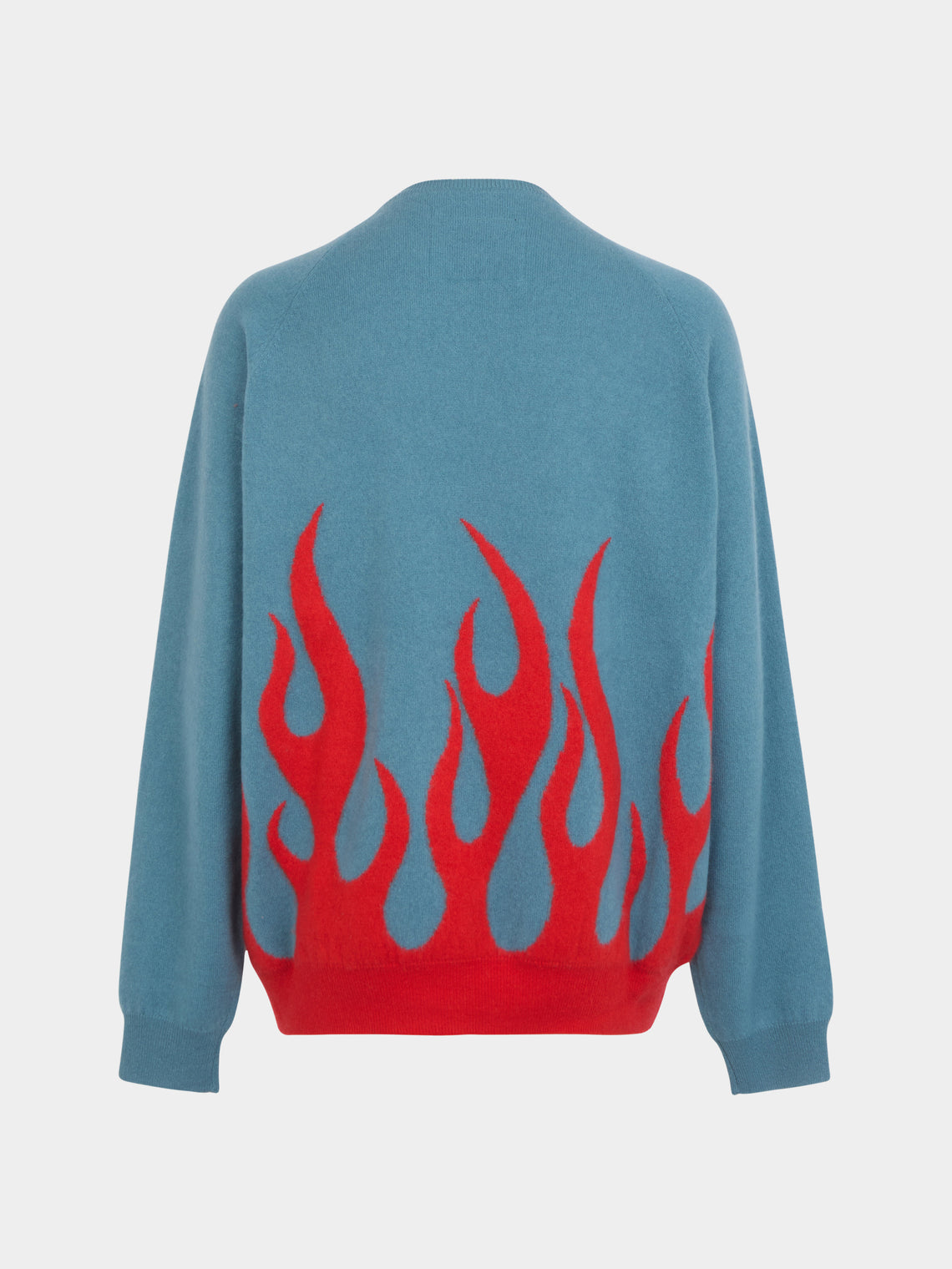 Frenckenberger - Sylvie Fleury Flame Cashmere R-Neck Sweater | Size: M -  - ABASK