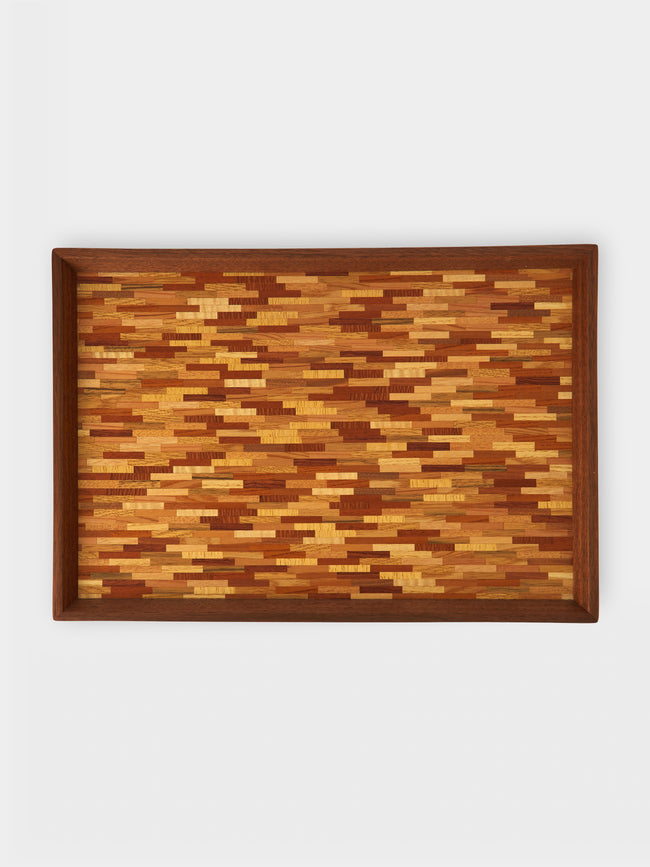 Mori Kougei - Poke Wood Rectangular Tray -  - ABASK - 