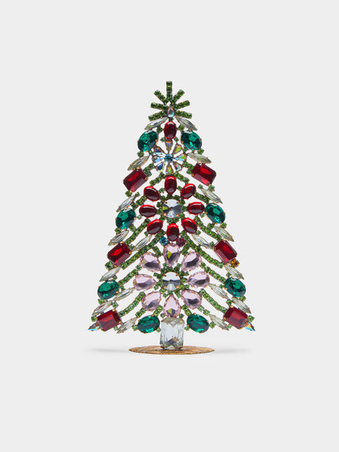 Antique and Vintage - 1930s Czech Jewelled Medium Christmas Tree -  - ABASK - 