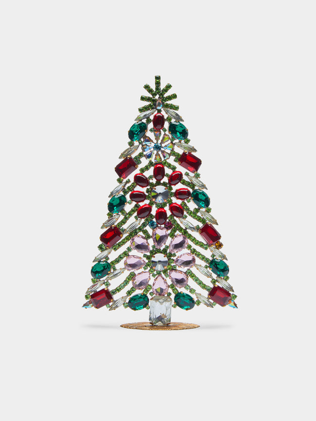 Antique and Vintage - 1930s Czech Jewelled Medium Christmas Tree -  - ABASK - 