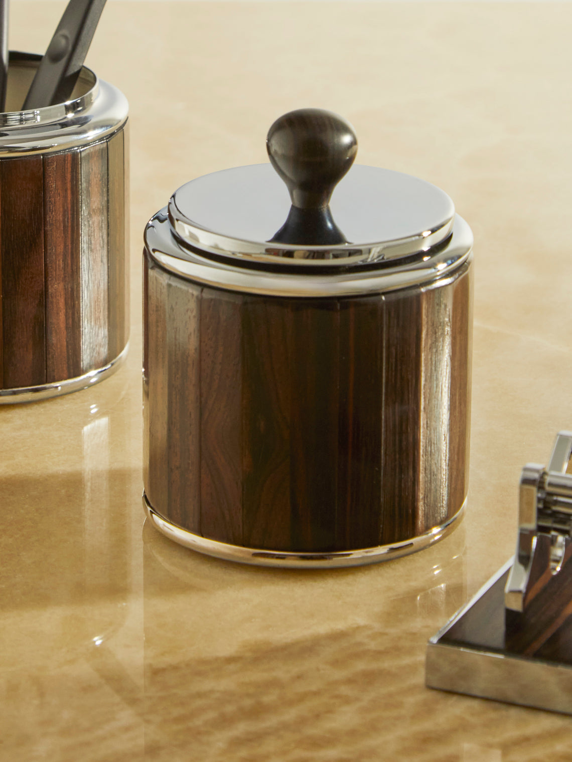 Lorenzi Milano - Ebony Lidded Jar -  - ABASK