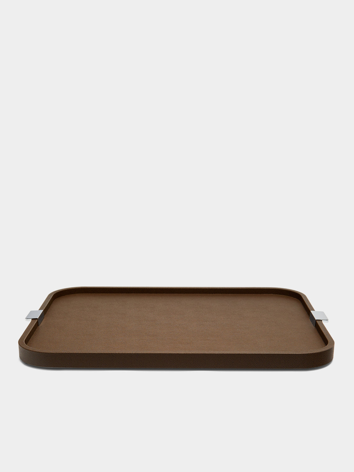 Giobagnara - Puccini Leather Rectangular Tray -  - ABASK