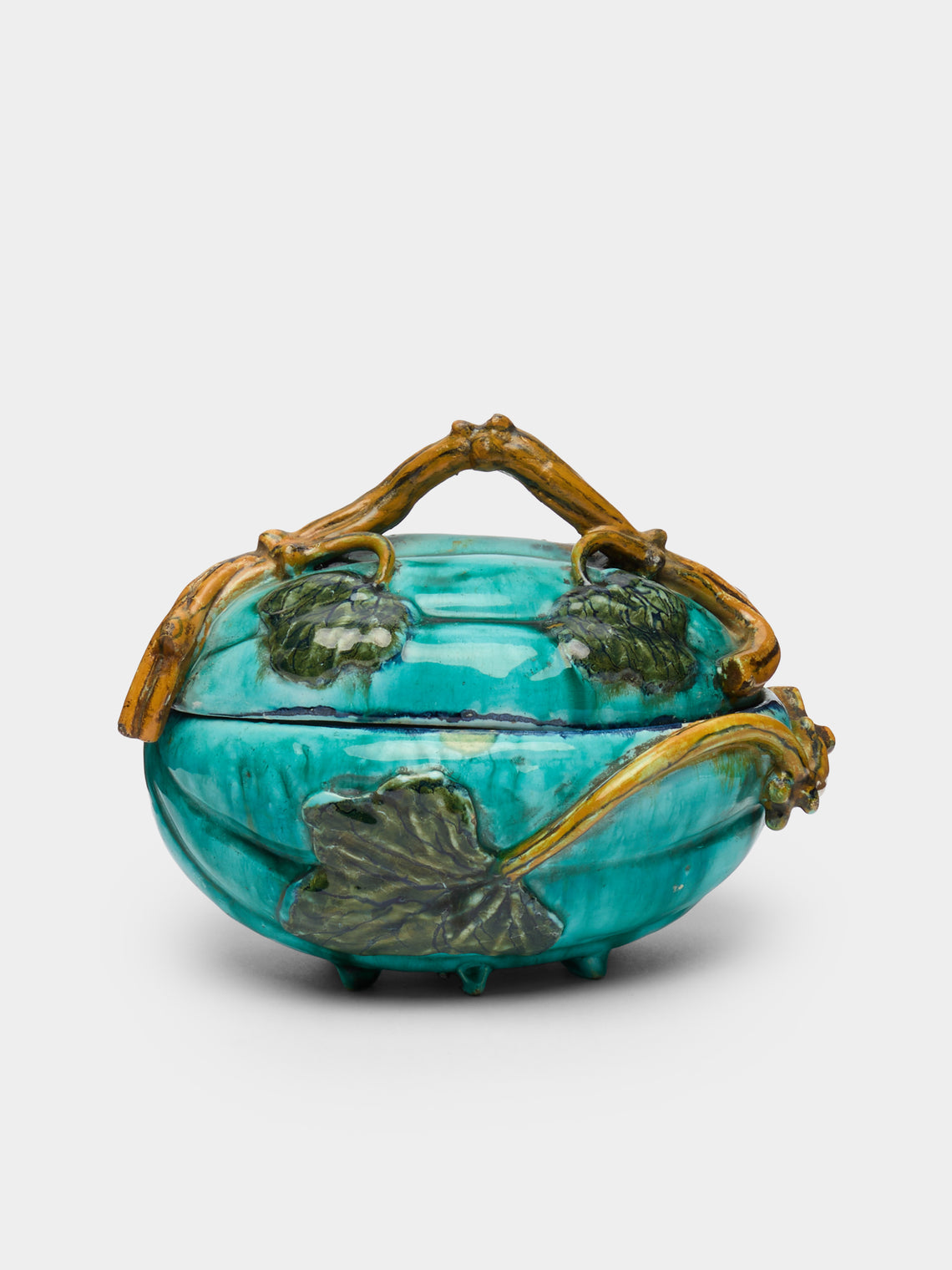 Antique and Vintage - 19th-Century French Majolica Ceramic Tureen -  - ABASK - 