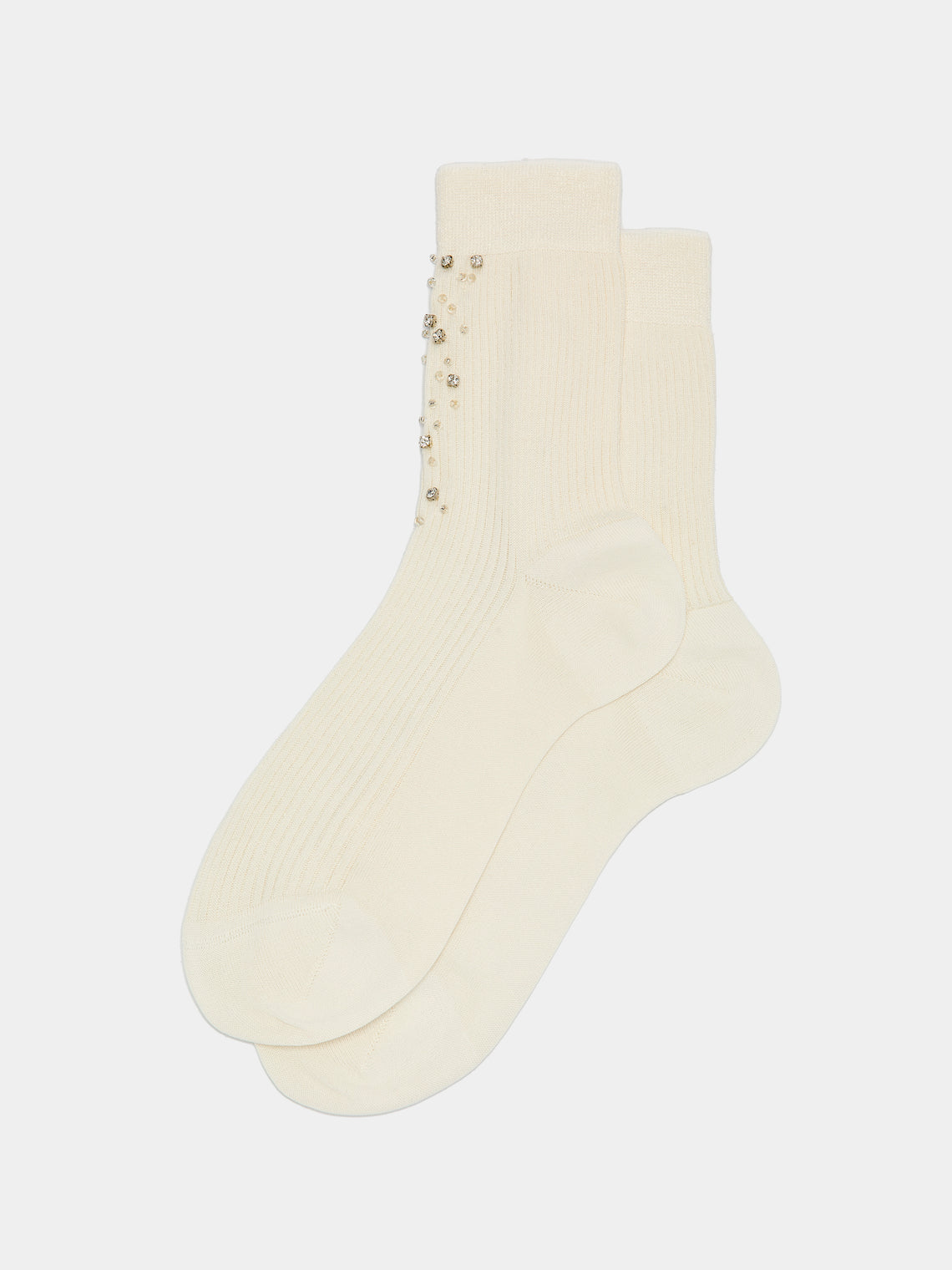 Maria La Rosa - Stars Silk-Blend Mid-Calf Socks -  - ABASK - 