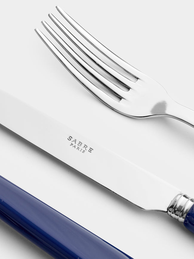 Sabre - Pop Dinner Cutlery (Set of 4) - Blue - ABASK