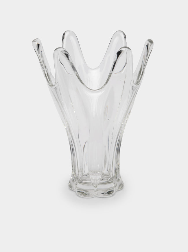 Antique and Vintage - 1960s Art Vannes French Crystal Vase -  - ABASK - 