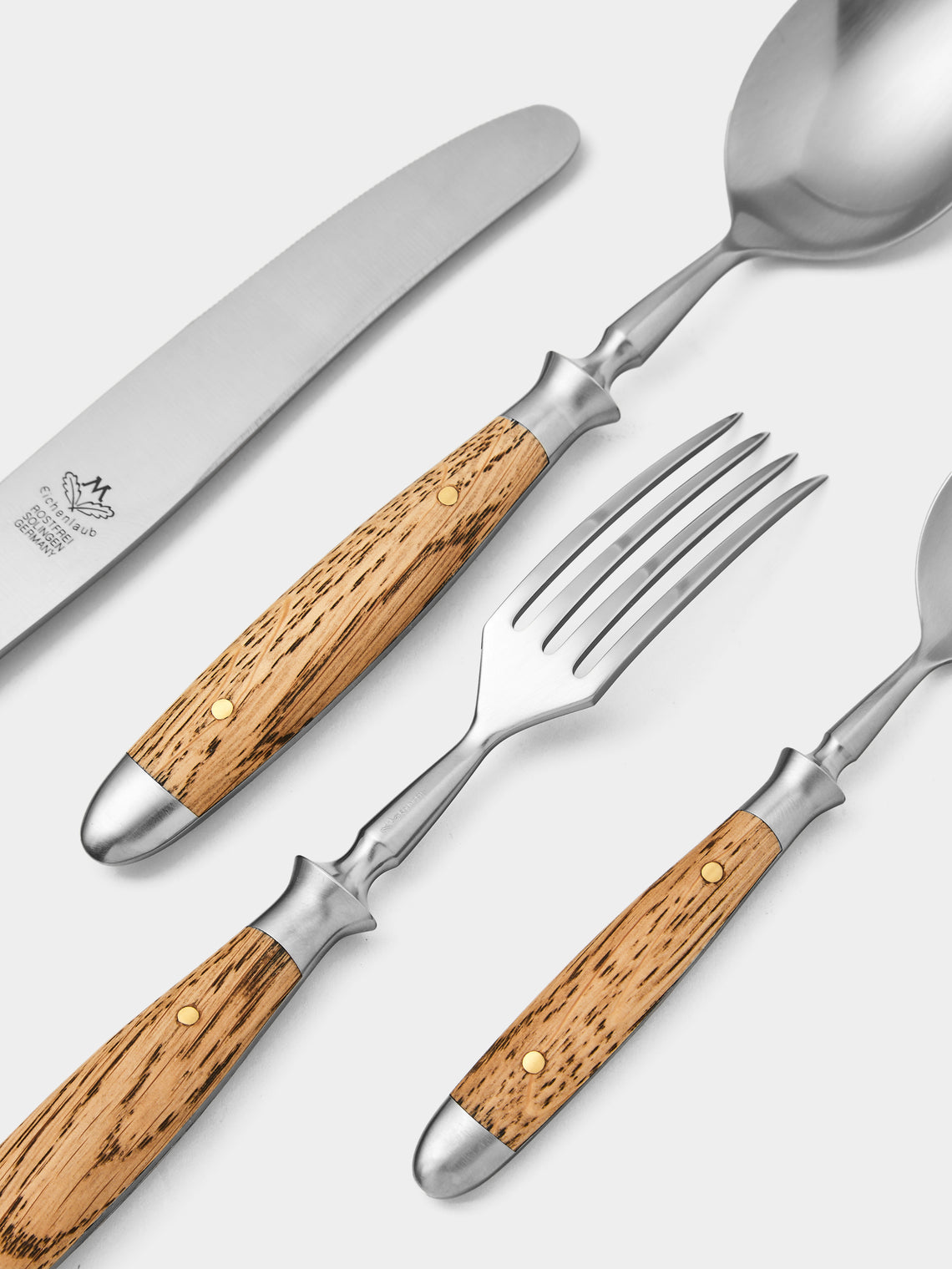 Eichenlaub - Light Oak Old German Dinner Cutlery (Set of 4) -  - ABASK