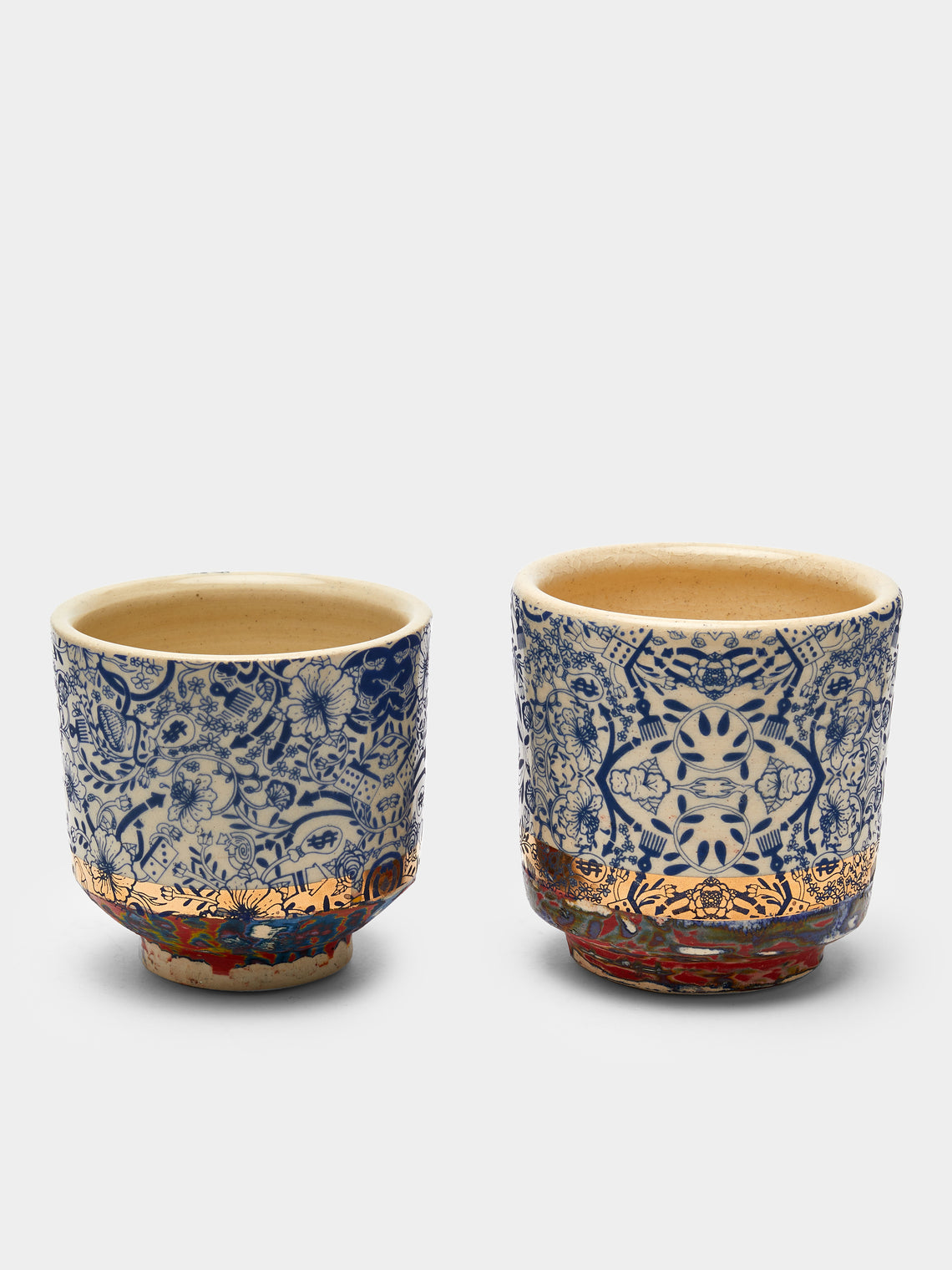 The Village Potter x Roberto Lugo - Edition 83 and 85 Ceramic Cups (Set of 2) -  - ABASK - 