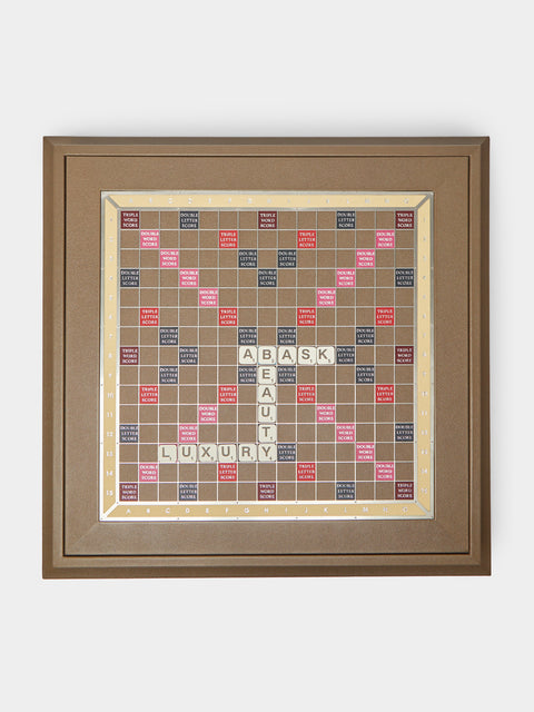 Geoffrey Parker - Leather Scrabble Set -  - ABASK