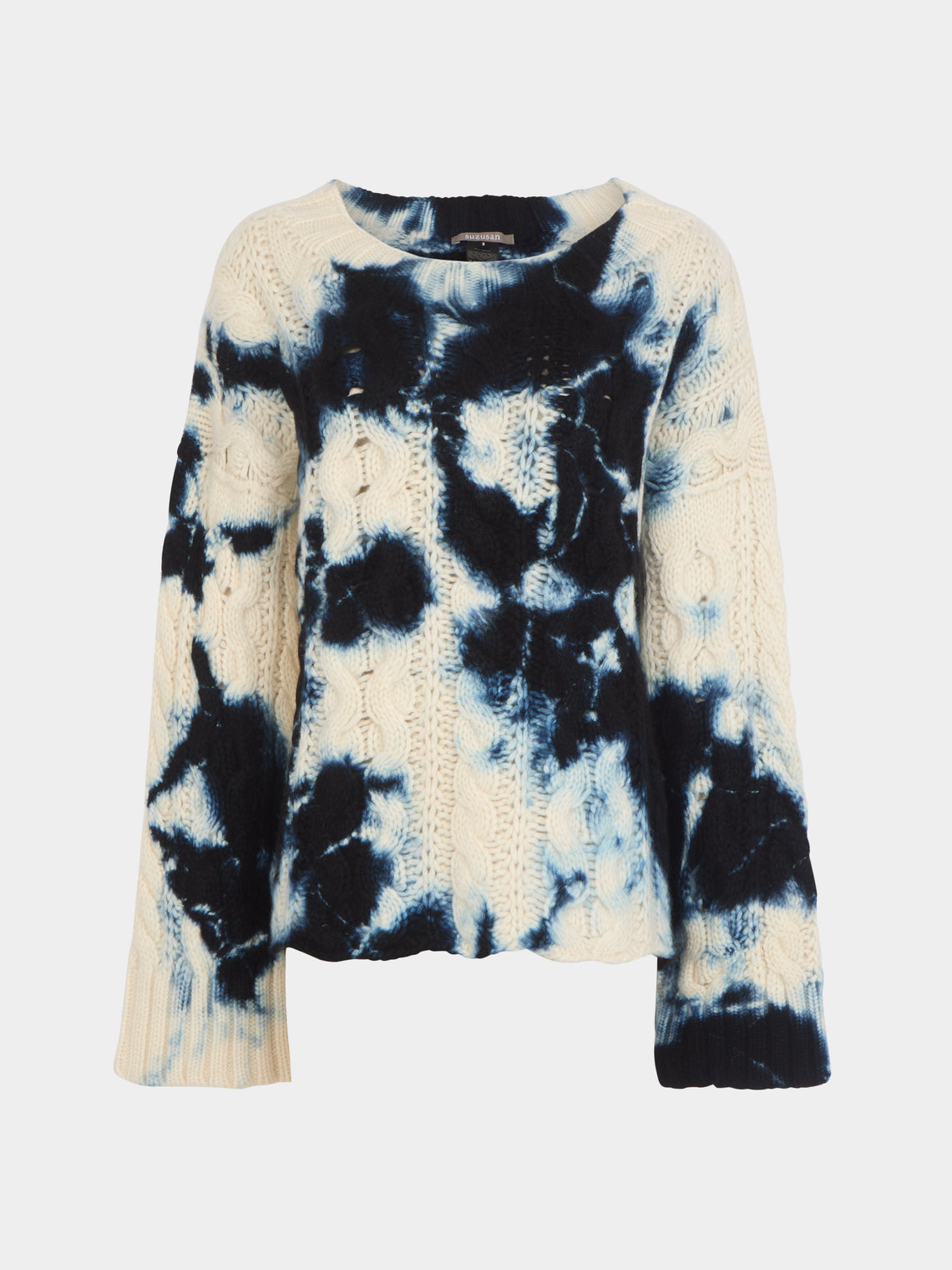 Suzusan - Shibori Chunky Cashmere Sweater -  - ABASK - 