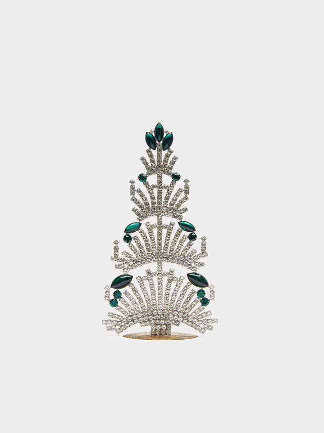 Antique and Vintage - 1930s Czech Jewelled Small Christmas Tree -  - ABASK - 