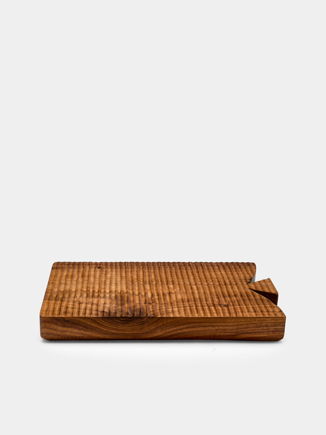 Riccardo Monte - Hand-Carved Chiselled Walnut Serving Board -  - ABASK