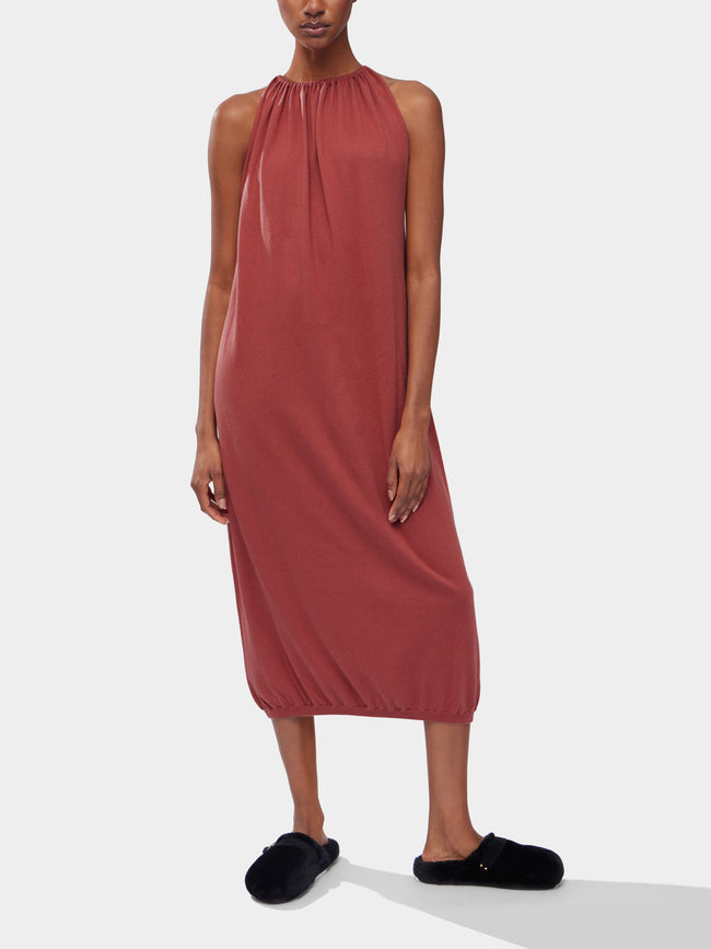 Frenckenberger - Drape Cashmere Long Dress | Size: S -  - ABASK