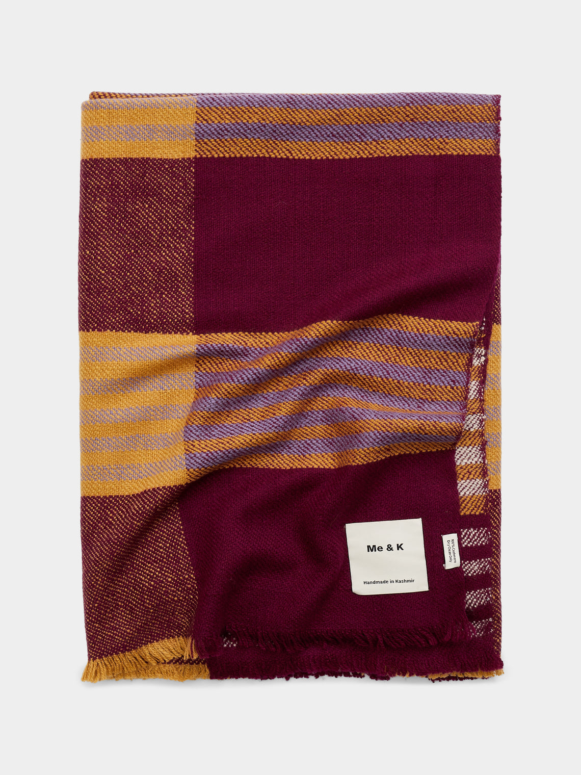 Me & K - Cashmere Tartan Blanket -  - ABASK