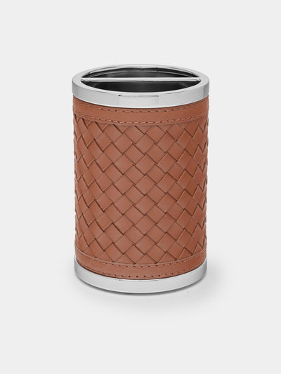 Riviere - Alghero Handwoven Leather Toothbrush Holder -  - ABASK - 