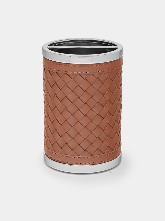 Riviere - Alghero Handwoven Leather Toothbrush Holder -  - ABASK - 