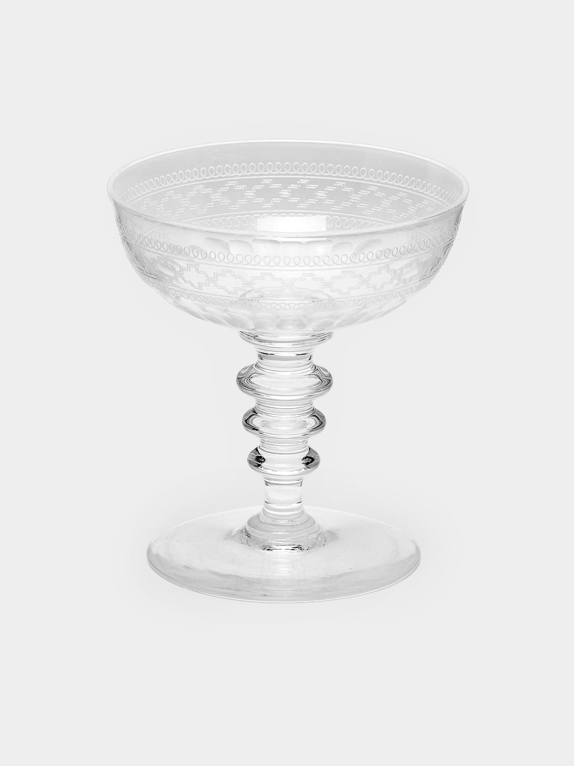 Antique and Vintage - 1860s Crystal Champagne Coupes (Set of 8) -  - ABASK - 