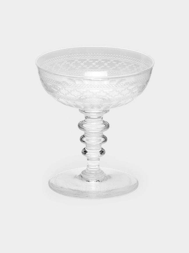 Antique and Vintage - 1860s Crystal Champagne Coupes (Set of 8) -  - ABASK - 