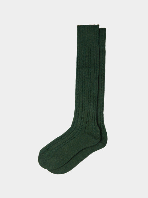 Maria La Rosa - Scotland Cashmere Knee-High Socks -  - ABASK - 