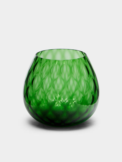 NasonMoretti - Macramé Hand-Blown Murano Glass Tealight Holder -  - ABASK - 