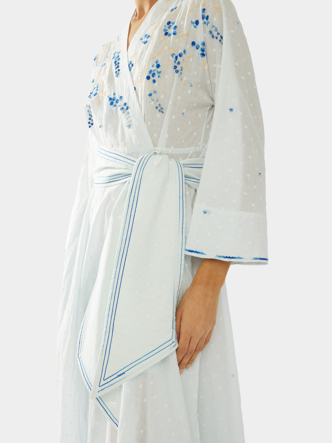 The Almudena Cotton Long Dress | Size: S