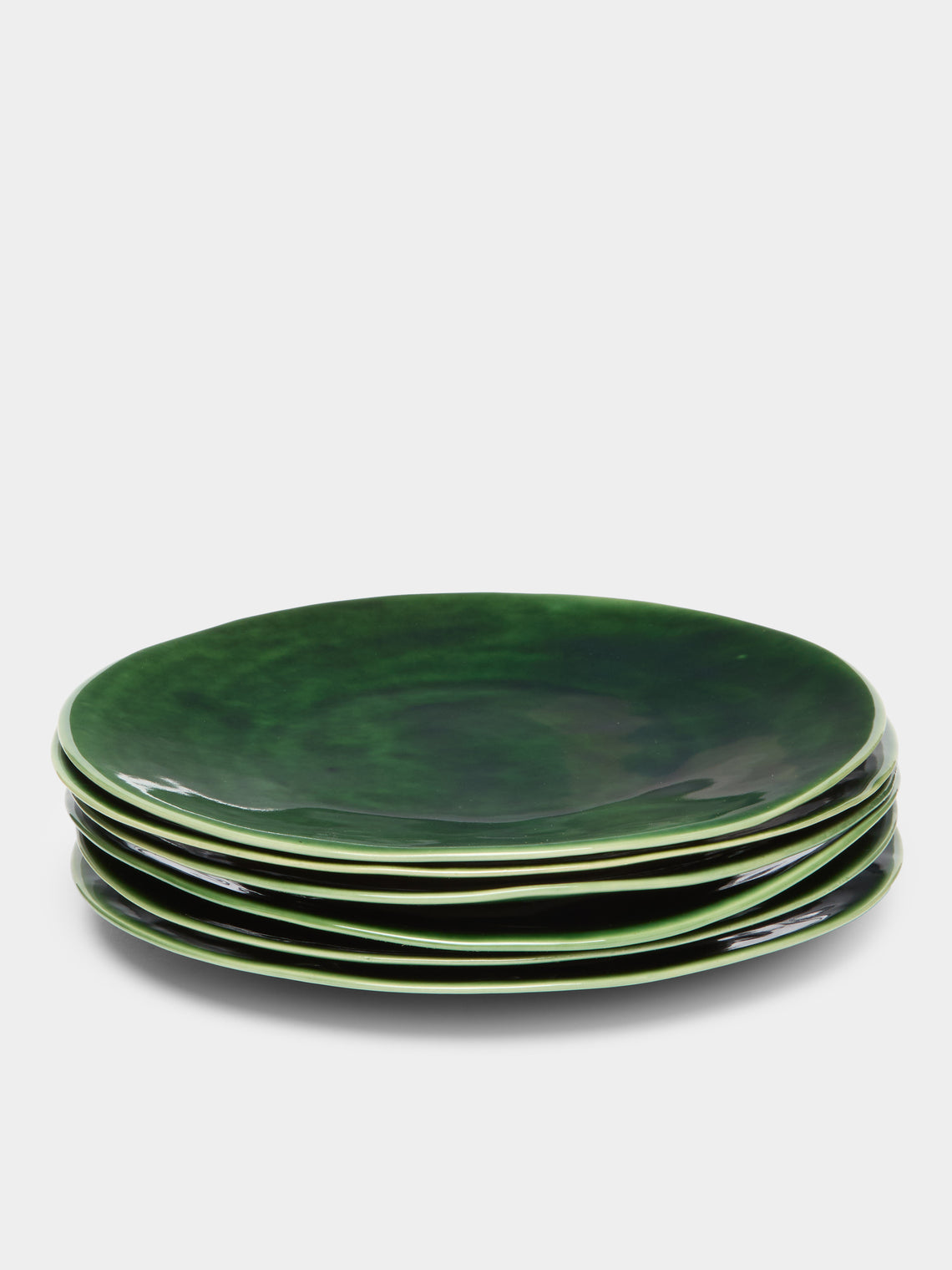 Mervyn Gers Ceramics - Hand-Glazed Ceramic Dinner Plates (Set of 6) -  - ABASK