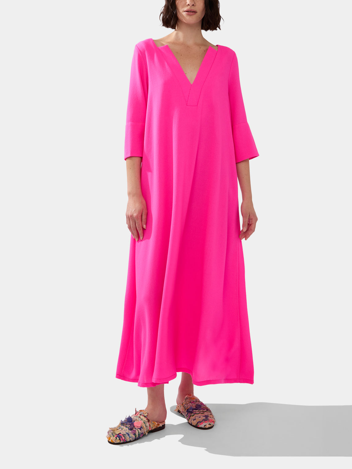 Marta Ferri - Genova Wool Kaftan Dress -  - ABASK