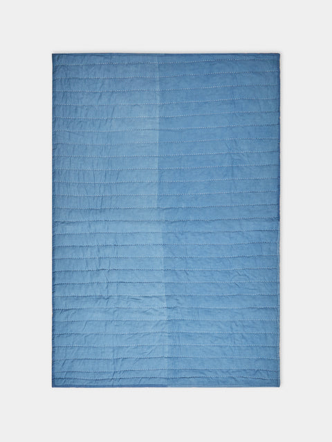 Tuck It In - Hand-Embroidered Linen Quilt -  - ABASK