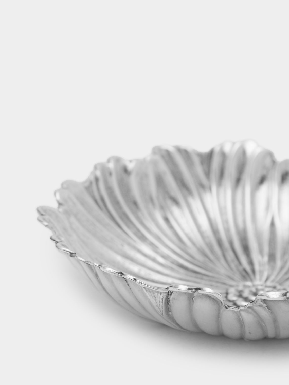 Antique and Vintage - 1980s Solid Silver Buccellati Flower Dish -  - ABASK