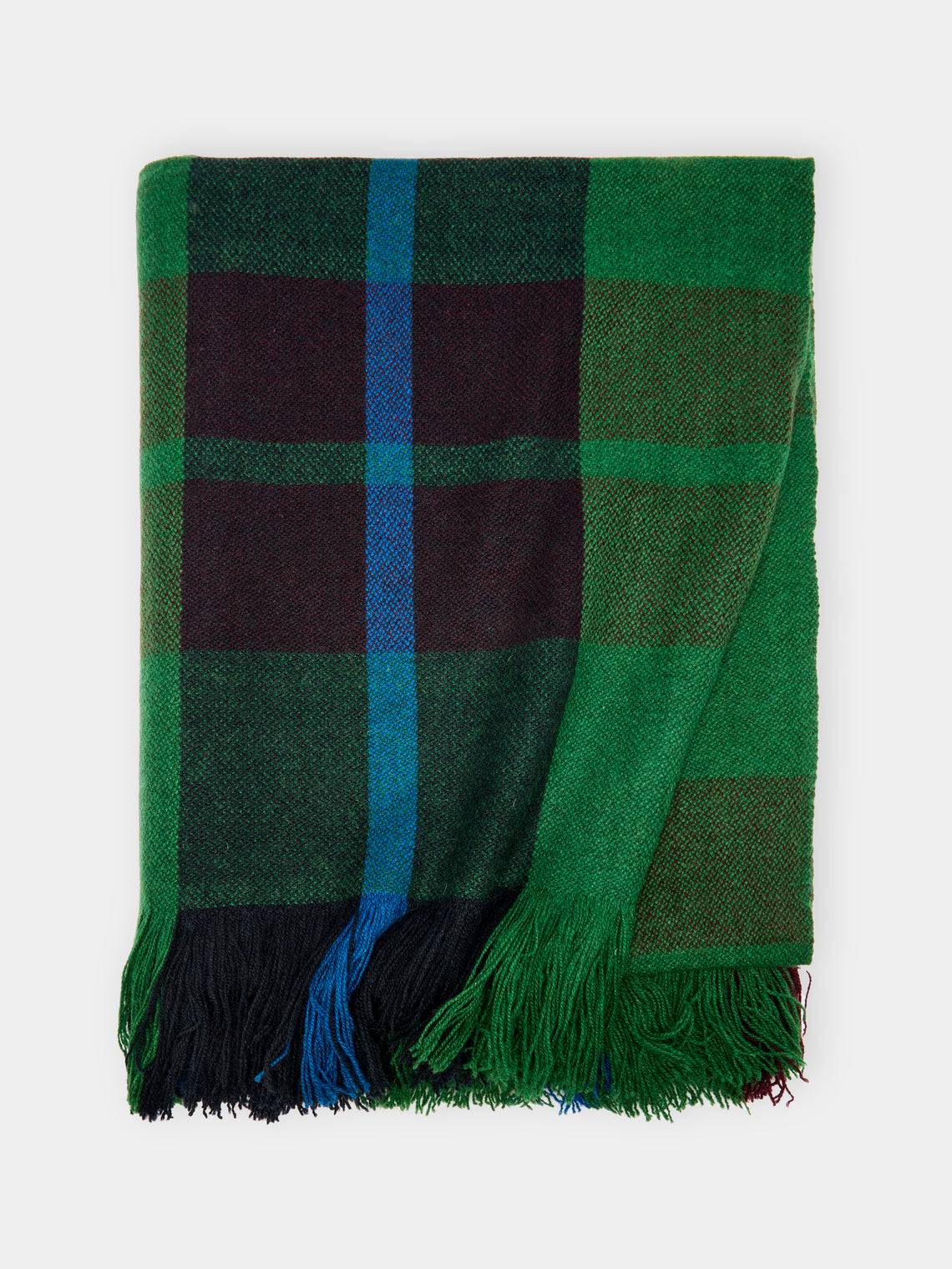 Otherways - Handwoven Yak Check Blanket -  - ABASK - 